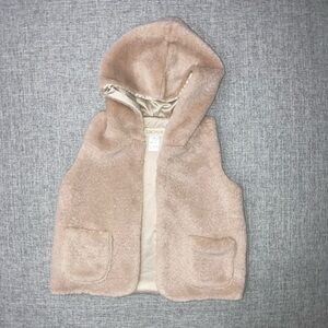 Siaomimi 3T Hooded Faux Fur Vest overall VGUC